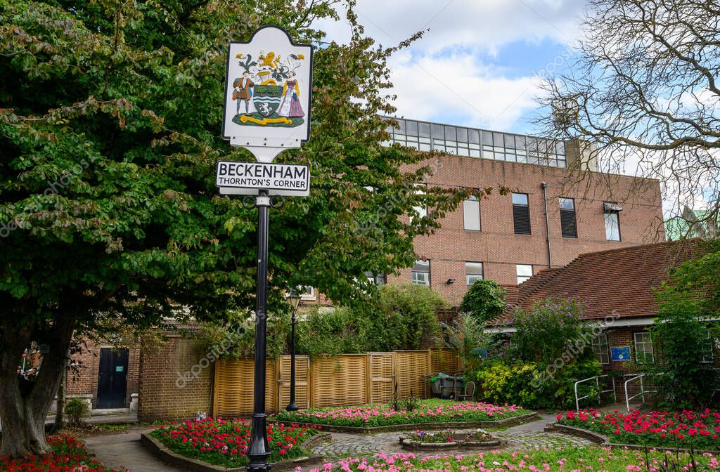 Beckenham (Gran Londres), Kent / Reino Unido. Esquina de Thornton en