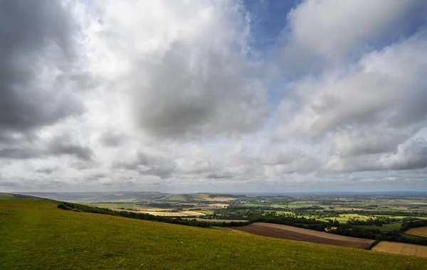 사우스 다운스 South Downs National Park Sussex Firle Beacon 사우스 — 스톡 사진