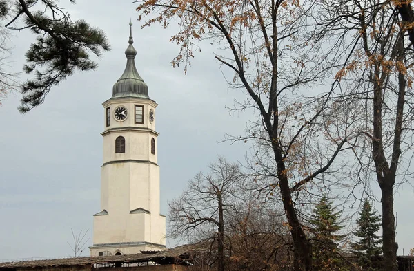 Torre Del Reloj Parque Kalemagdan Cerca Fortaleza Belgrado Belgrado Serbia —  Fotos de Stock