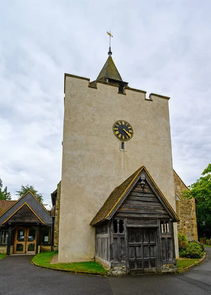 Szent Bertalan Templom Otfordban Kent Egyesült Királyság Templomnak Van Egy — Stock Fotó