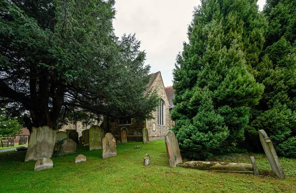 Cemitério Igreja São Bartolomeu Otford Kent Reino Unido Igreja São — Fotografia de Stock