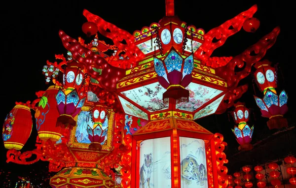 Zigong Lantern Festival Zigong Syczuan Chiny Jest Jeden Największych Chińskich — Zdjęcie stockowe