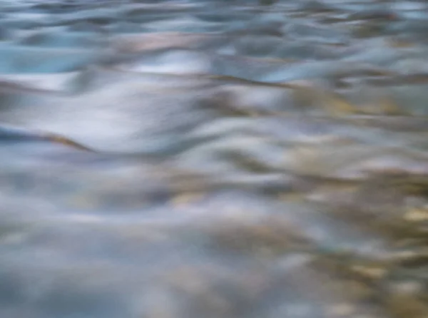 Long Exposure Picture Water Stream Flowing Smooth Water Background Texture — Stock Photo, Image