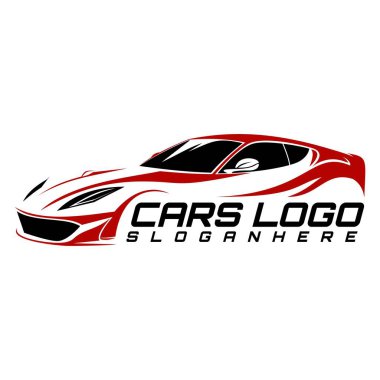 araba logosu tasarımı konsept vektörü