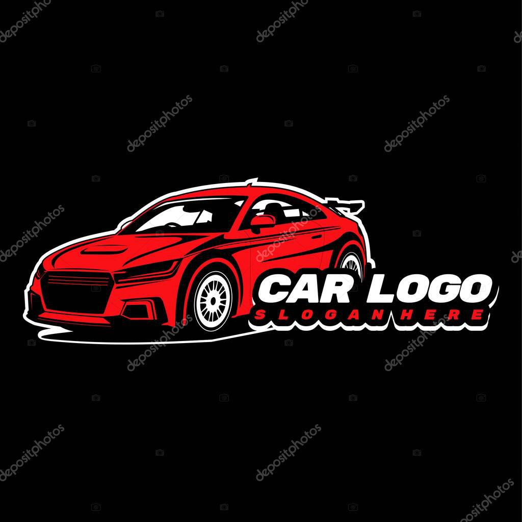 Car logo design concept vector