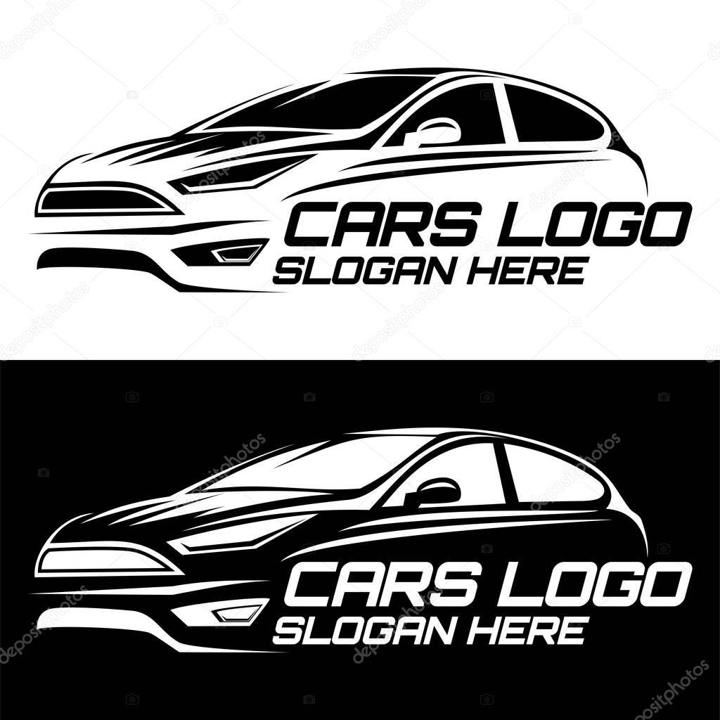 Car logo design concept vector