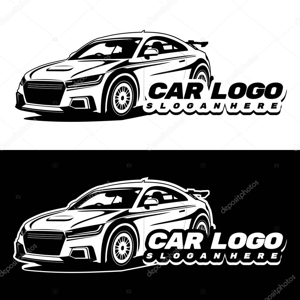 Car logo design concept vector