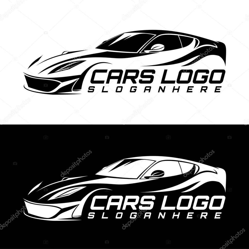 Car logo design concept vector