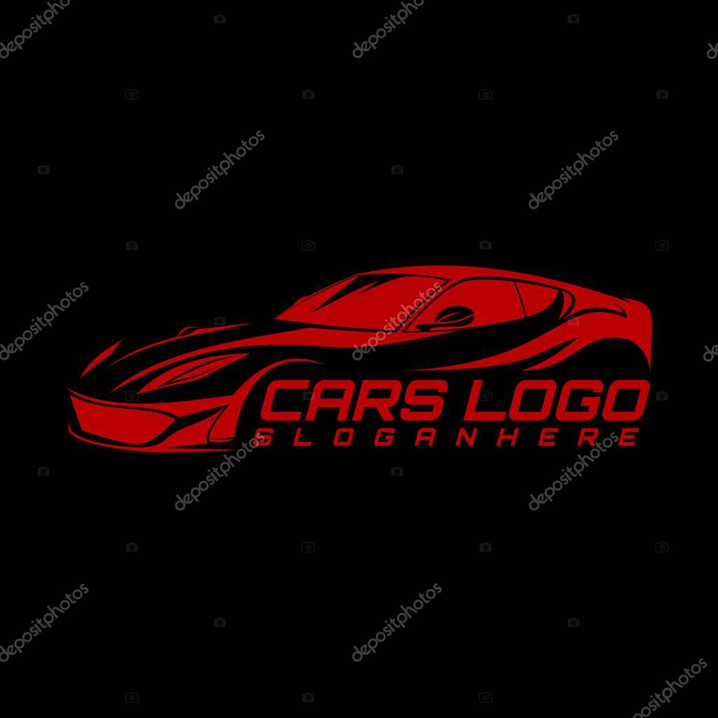 Car logo design concept vector