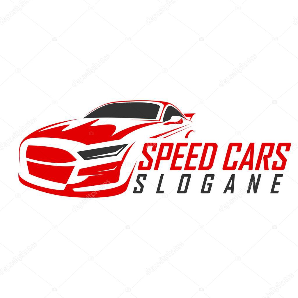 Car logo design concept vector