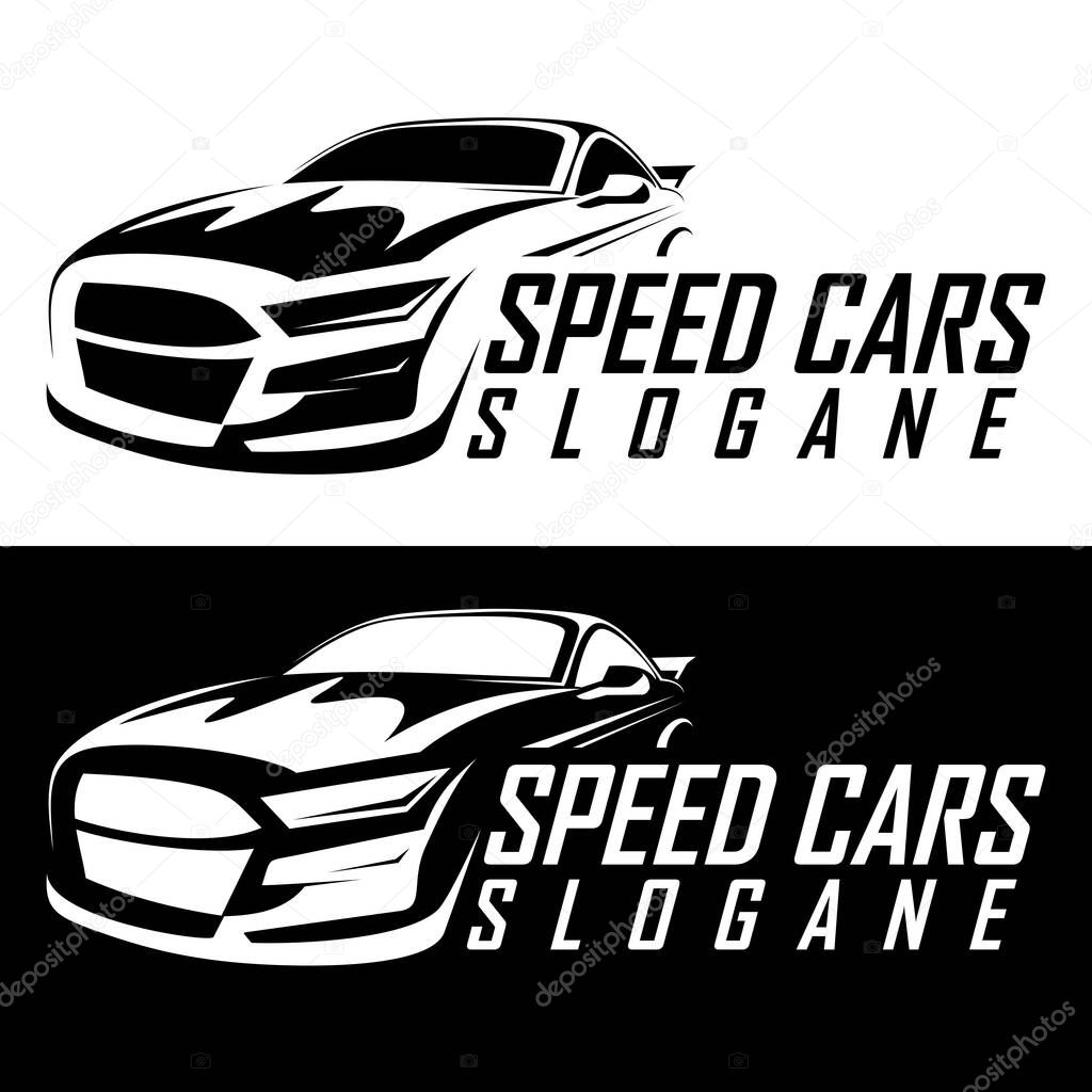 Car logo design concept vector