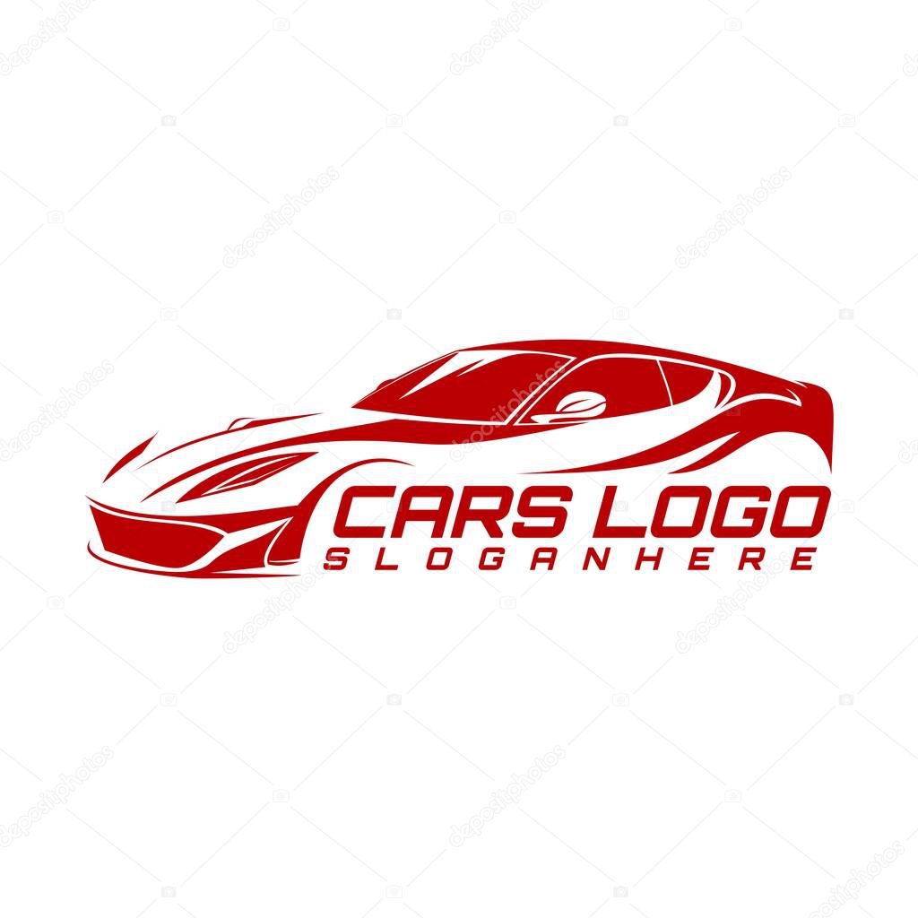 Car logo design concept vector