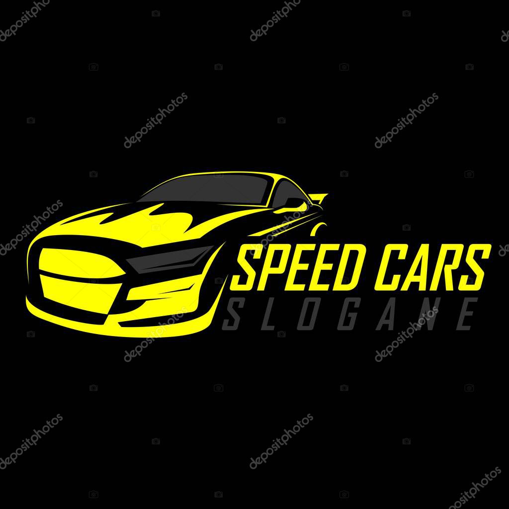 Car logo design concept vector