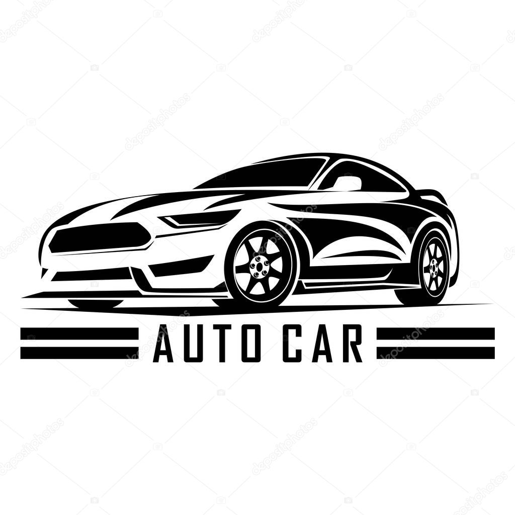 Car logo design concept vector