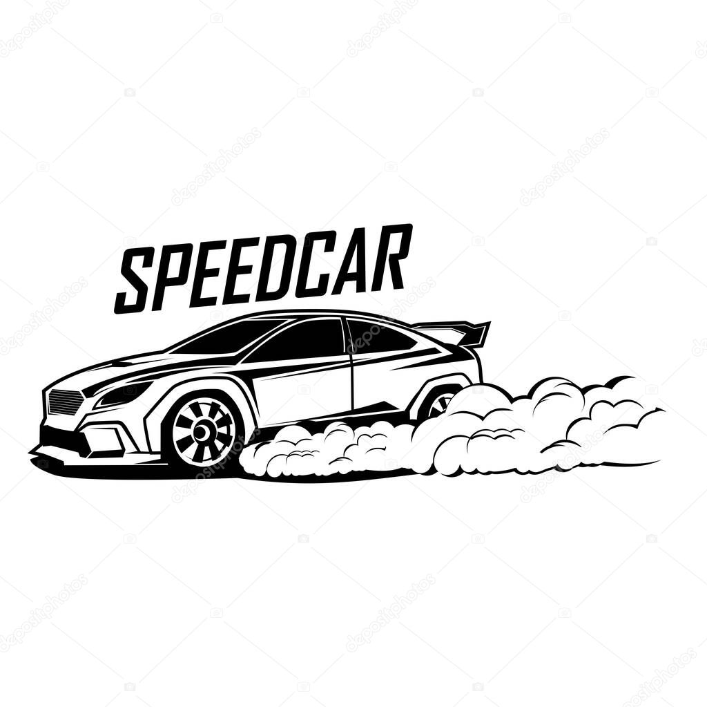 Car logo design concept vector