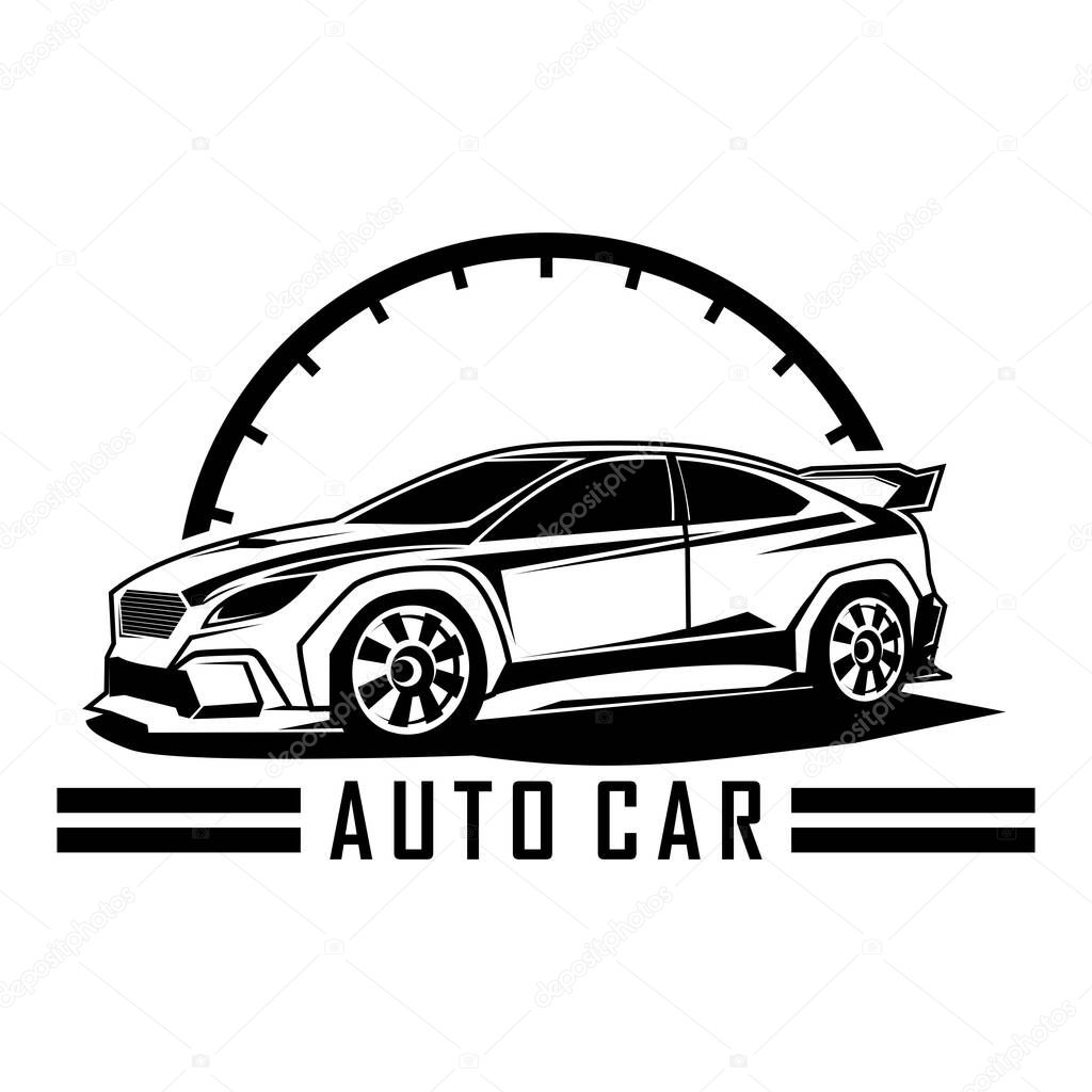 Car logo design concept vector