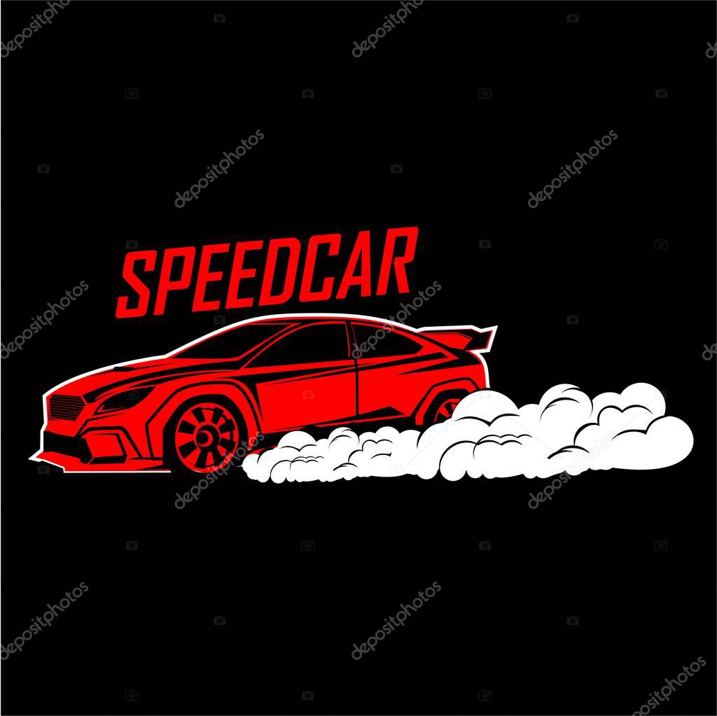 Car logo design concept vector