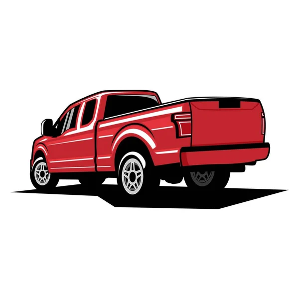 Pick Φορτηγό Διάνυσμα Σχεδιασμού Λογότυπο — Διανυσματικό Αρχείο