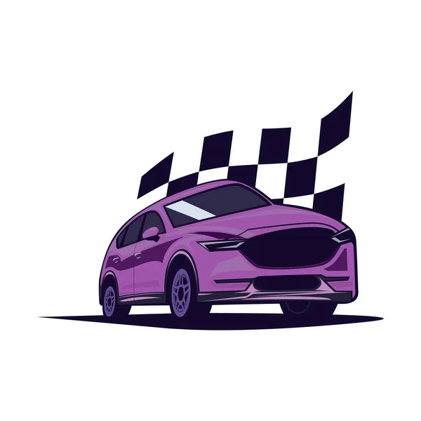 Вектор Векторной Иллюстрации Логотипа Автомобиля — стоковый вектор