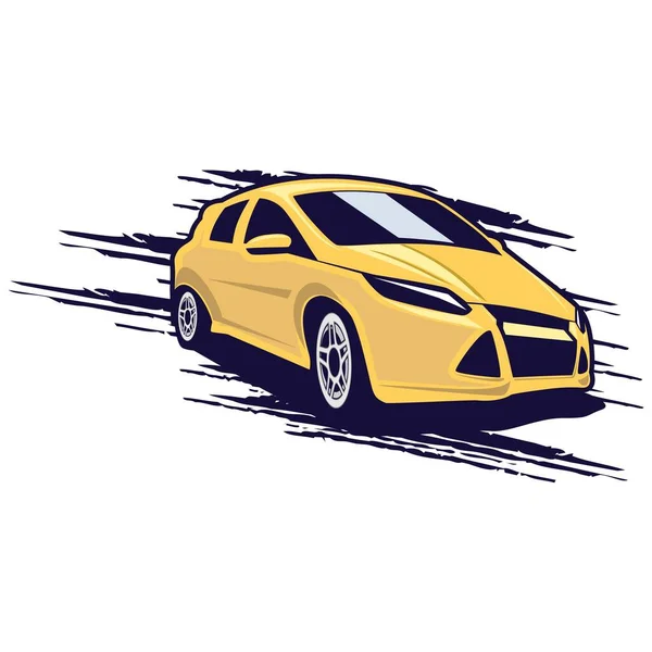 Carro Logotipo Design Ícone Vetor Ilustração Vetor — Vetor de Stock