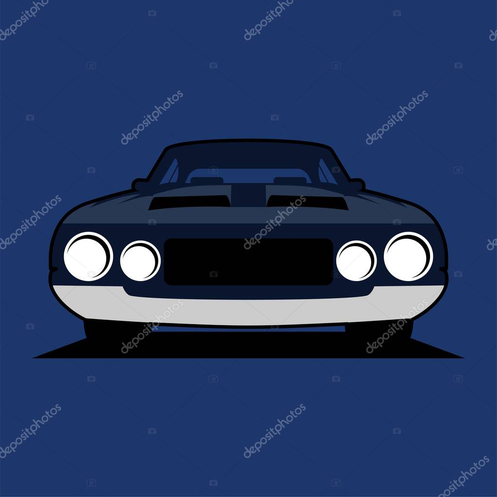 CAR CLASSIC DESIGN ICON VECTOR