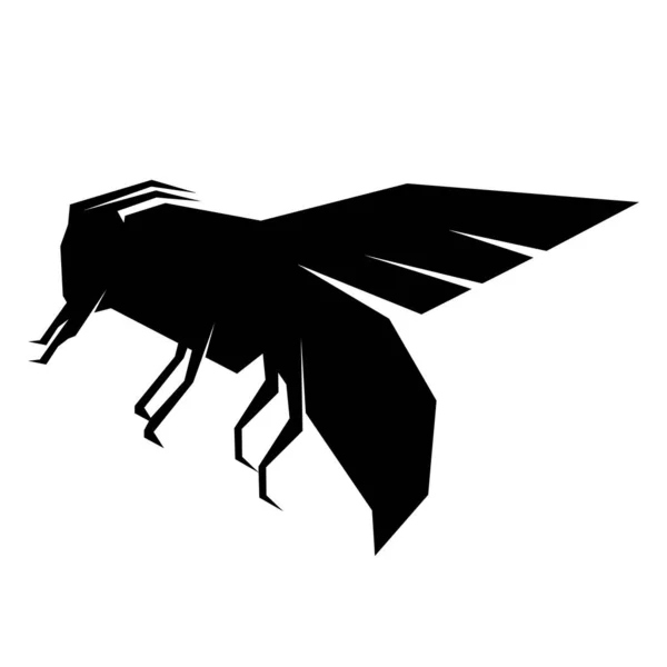 Insect Design Icon Silhouette Vector — Stock Vector