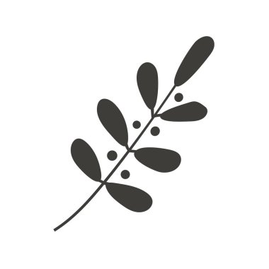 Tek renkli çelenk ile süslenmiş vektör çizimi. Kartlar, davetiyeler, afişler, posterler için güzel grafik tasarımı.