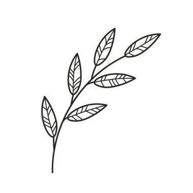 Tek renkli çelenk ile süslenmiş vektör çizimi. Kartlar, davetiyeler, afişler, posterler için güzel grafik tasarımı.