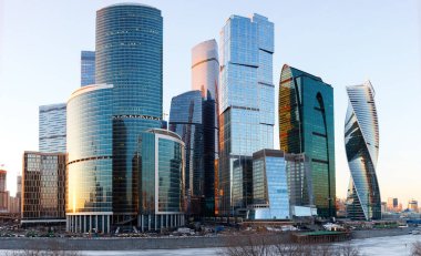 gökdelenler moscow city İş Merkezi.