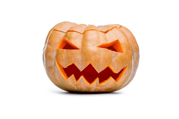 Foto da abóbora de Halloween. Assustador Jack OLantern — Fotografia de Stock