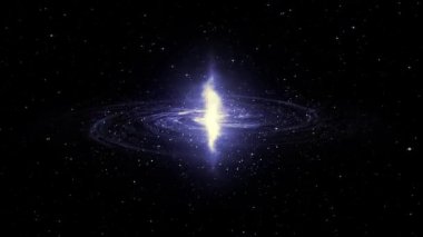 Derin uzaydaki Spiral Galaksi