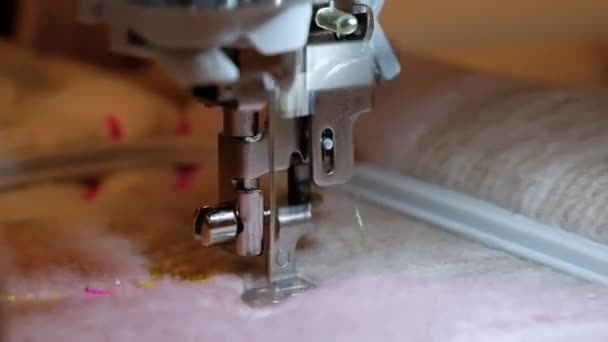 Broderie Automatique Machine Coudre Informatisée Action — Video