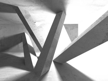 Soyut geometrik mimari arka plan beton doku ile