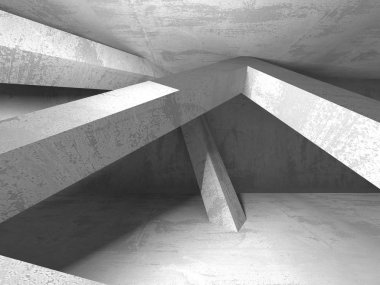 Soyut geometrik mimari arka plan beton doku ile