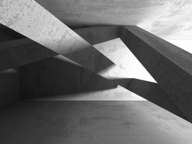 Soyut geometrik mimari arka plan beton doku ile