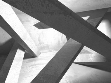 Soyut geometrik mimari arka plan beton doku ile