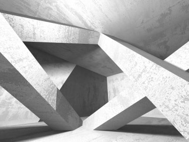 Soyut geometrik mimari arka plan beton doku ile