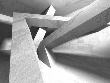 Soyut geometrik mimari arka plan beton doku ile