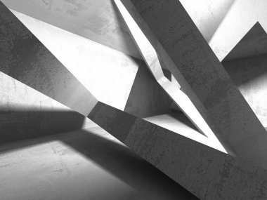 Soyut geometrik mimari arka plan beton doku ile
