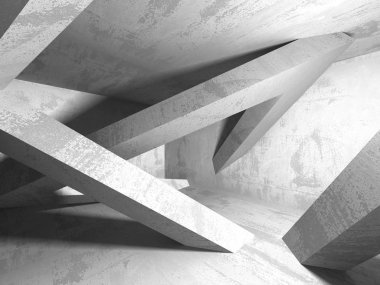 Soyut geometrik mimari arka plan beton doku ile