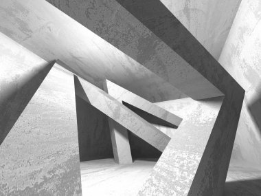 Soyut geometrik mimari arka plan beton doku ile