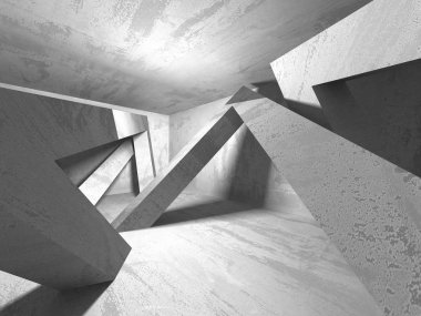 Soyut geometrik mimari arka plan beton doku ile