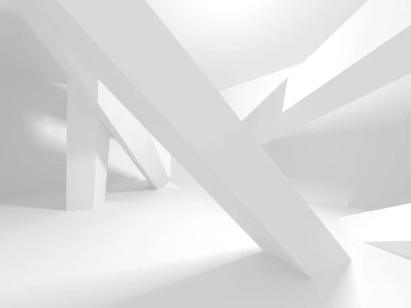 Abstract Geometric Architectural Background White Shadows — Stock Photo, Image