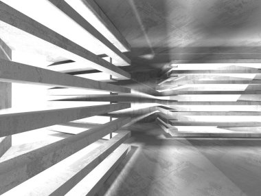 Soyut geometrik mimari arka plan beton doku ile