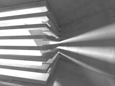 Soyut geometrik mimari arka plan beton doku ile