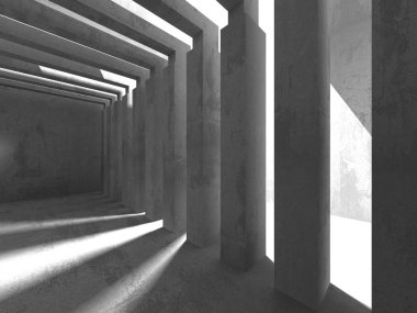 Soyut geometrik mimari arka plan beton doku ile