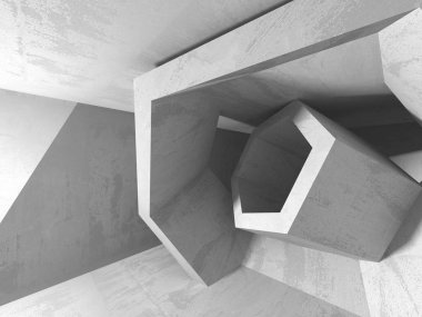 Soyut geometrik mimari arka plan beton doku ile