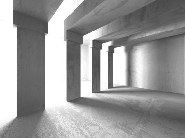 Soyut geometrik mimari arka plan beton doku ile