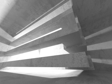 Soyut geometrik mimari arka plan beton doku ile