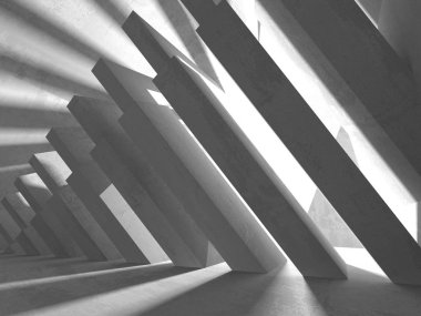 Soyut geometrik mimari arka plan beton doku ile